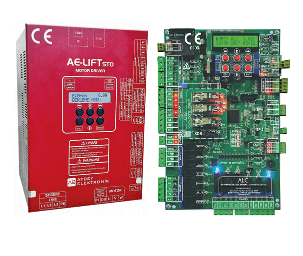 AE-LIFT STO Motor Sürücü Seti - Kabin Seri