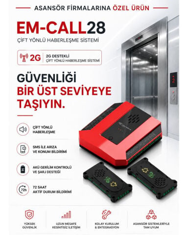 EM-CALL28 Çift Yönlü Haberleşme Sistemi (2G)