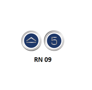 RN Serisi Butonlar RN 09 Mavi