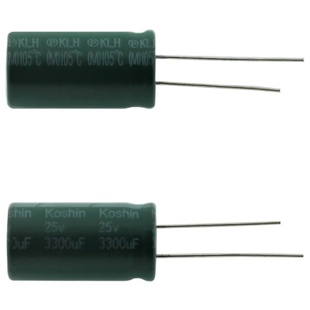 PKLH-025V332MI250 CAP ELK 3300UF 25V %20 13X25MM LS:5.00MM 105C