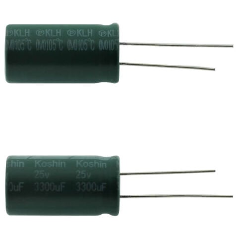 PKLH-025V332MI250 CAP ELK 3300UF 25V %20 13X25MM LS:5.00MM 105C
