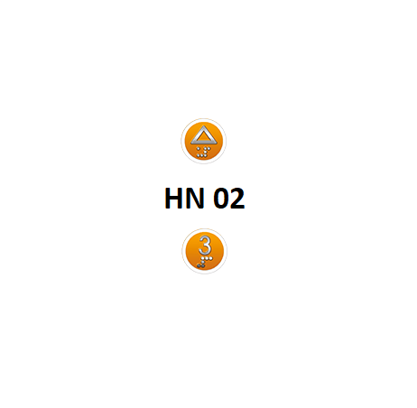 HN Serisi Butonlar HN 02 SARI BRAİLE