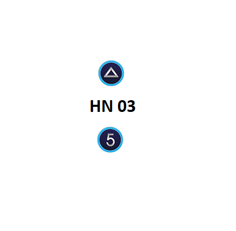 HN Serisi Butonlar HN 03 MAVİ
