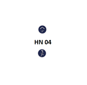 HN Serisi Butonlar HN 04 BEYAZ BRAİLE