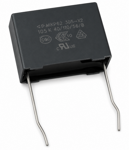 C42Q2105K9SA907 CAP POL 1UF 305VAC 10% 26.50X18.50X10.00MM LS:22.5MM X2