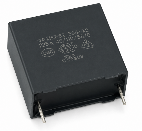 C42Q2225K9SC450 CAP POL 2.2UF 305VAC %10 26.50X24.50X15.50MM LS:22.5MM X2 MKP62