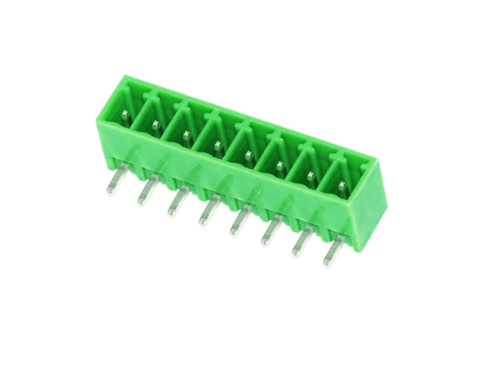 TERM BLOCK MALE 3.81MM 8P 90° 4SIDE GREEN