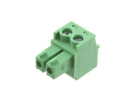 TERM BLOCK PLUG 3.81MM 2P STR GREEN