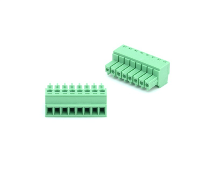 TERM BLOCK PLUG 3.81MM 8P STR GREEN